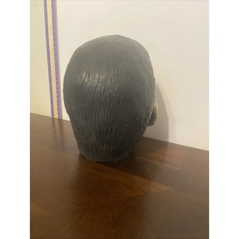 Vintage 1980s Halloween Squishy Foam Dracula Vampire Head Table Decor Prop 7
